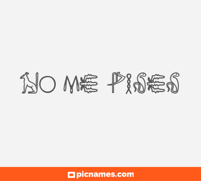 No me pises